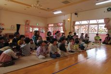 4月生まれの誕生会・おめでとうの会がありました