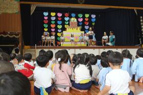 ４月のお誕生会（幼児部）