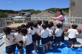 ７月の避難訓練（幼児部）